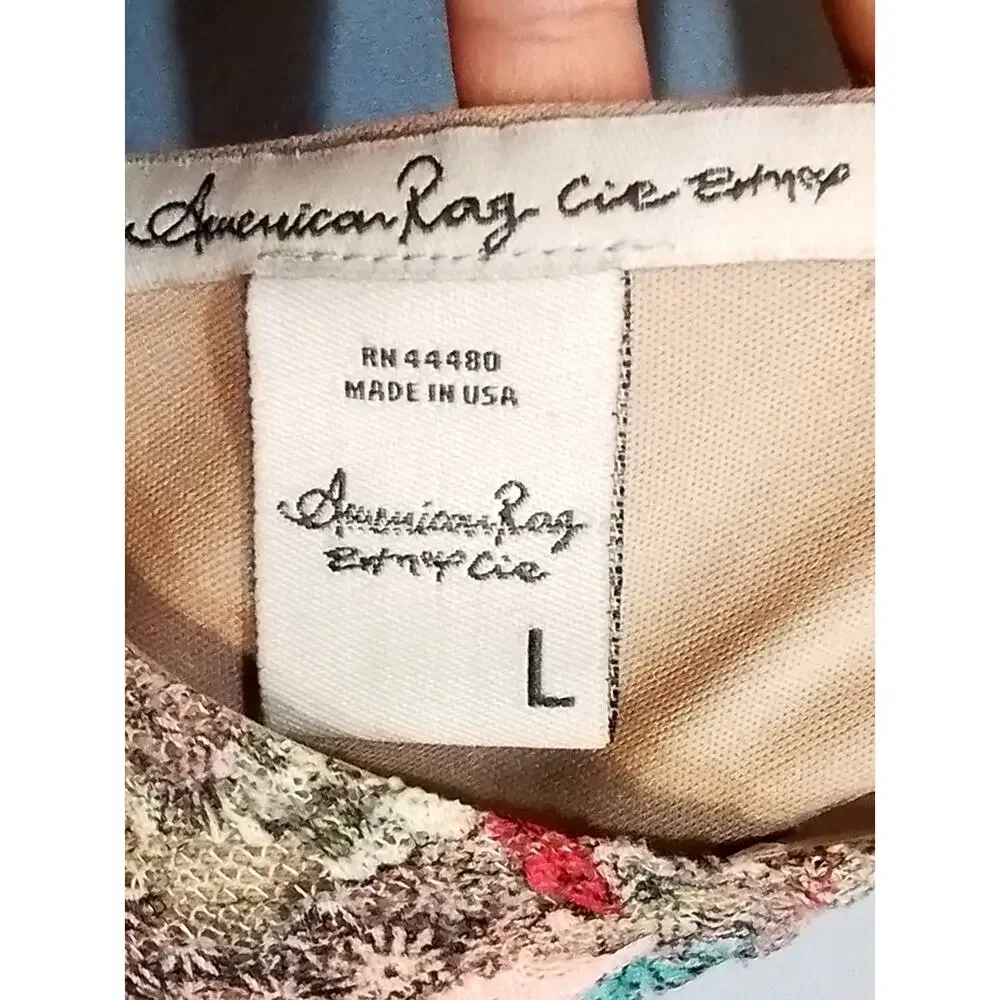 American Rag Cie  multi colored floral mini dress - Picture 8 of 8